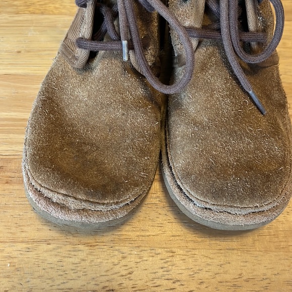 Ugg Kids Classic Neumel II Unlined Chestnut Lace Up Boots - Size 2 - Picture 7 of 13